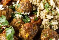 Moroccan Spiced Lamb Meatballs with Tomato Sauce