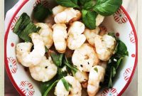 Garlic and Fennel Pan-Fried Prawns with Lemon Zest