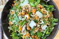 Farro Salad with Fennel and Roasted Butternut Squash Bowl