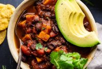 Hearty Sweet Potato and Black Bean Chili Recipe