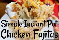 Instant Pot Chicken Fajitas for Low-Carb and Keto Diets