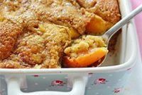 Gluten-Free Peach Cobbler Made with Chickpea Flour