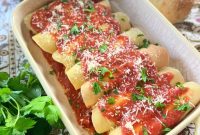 Three-Cheese Manicotti Crepes: Stuffed Italian Recipe