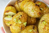 Parmesan Garlic Mini Hasselback Potatoes Recipe
