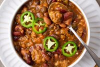 Spiced Pumpkin Chili with Turkey and Beans