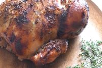 Honey Mustard Roast Chicken Recipe with Crispy Skin and Glaze