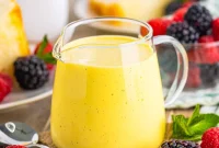 Classic Crème Anglaise Recipe: Smooth Custard Sauce for Desserts