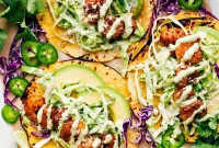 Crispy Shrimp Tacos with Zesty Lime Slaw