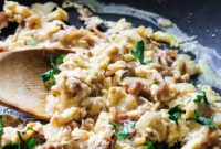 Prosciutto and Mozzarella Scrambled Eggs Recipe