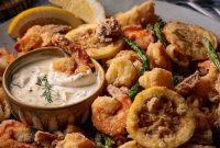 Crispy Fritto Misto with Lemon-Dill Tartar Sauce