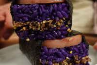 Ube Spam Musubi Recipe: Hawaiian Purple Yam Spam Snacks