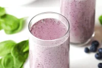 Blueberry Spinach Smoothie Recipe for Energy and Weight Support