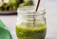 Creamy Pesto Salad Dressing Recipe for Fresh Greens