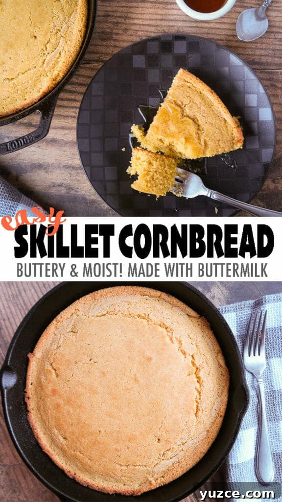 Buttery Skillet Cornbread Recipe — Moist Homemade Cornbread 11 img 1016 10