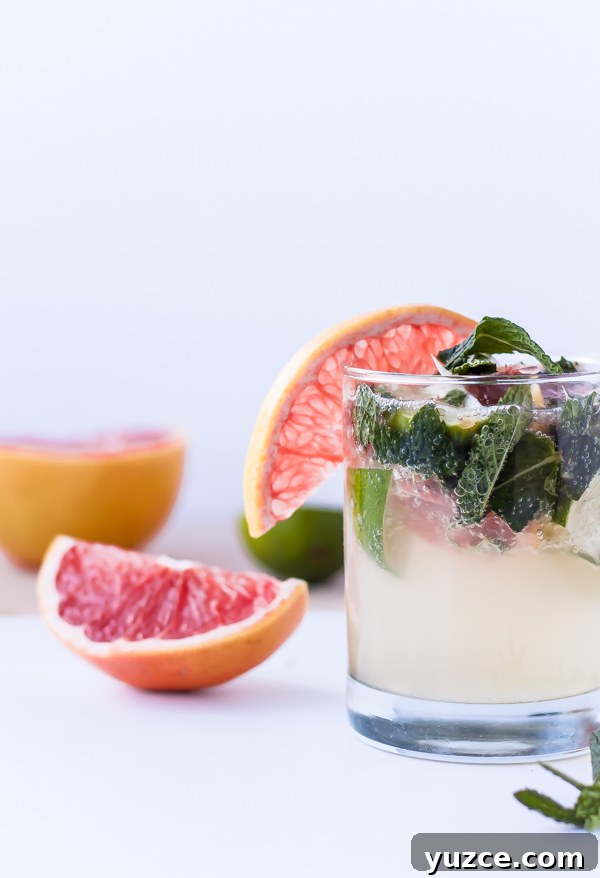 Grapefruit Mojito Recipe: Refreshing Citrus Cocktail Guide 2 Grapefruit Mojitos