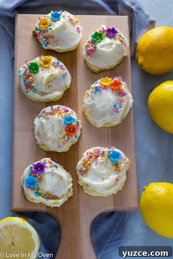 Lemon Cream Cheese Cookie Recipe — Soft Citrus Cookies 2 Lovely Lemon Cream Cheese Cookies