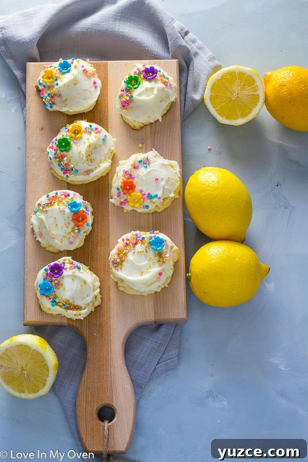Lemon Cream Cheese Cookie Recipe — Soft Citrus Cookies 4 Lovely Lemon Cream Cheese Cookies
