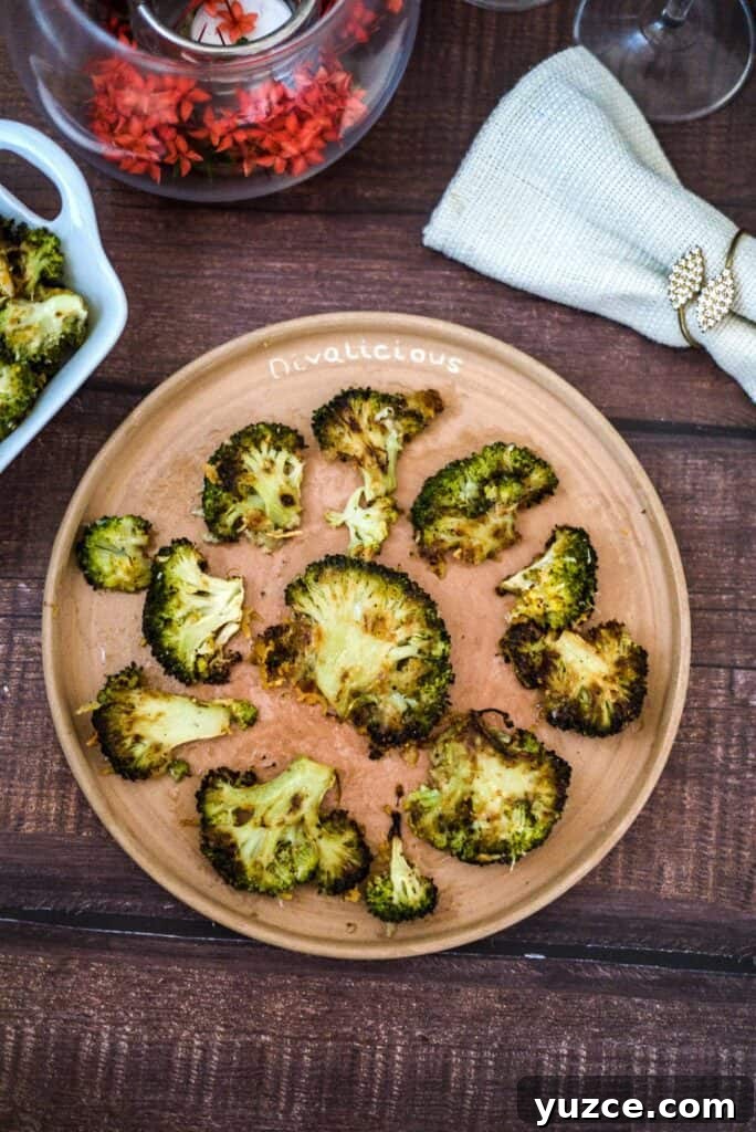 Keto Garlic Parmesan Roasted Broccoli Recipe 2 roasted broccoli