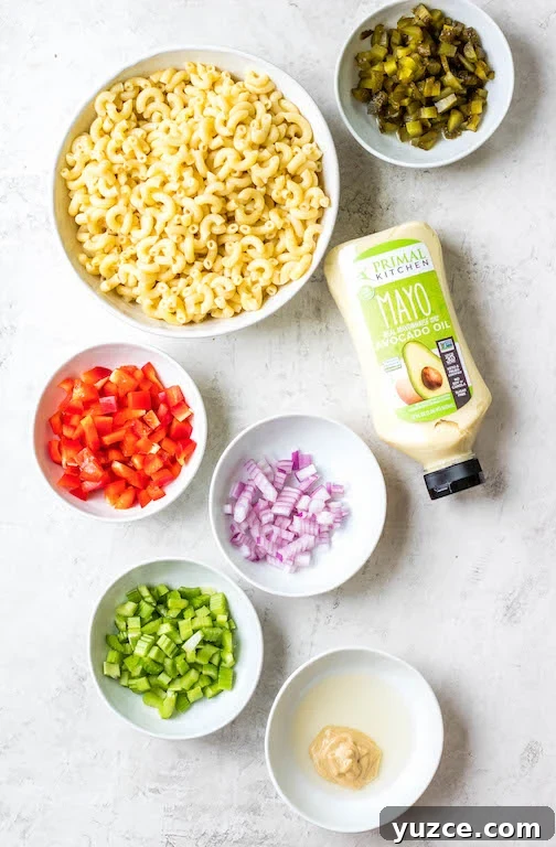 macaroni-salad-ingredients macaroni-pasta-salad-ingredients