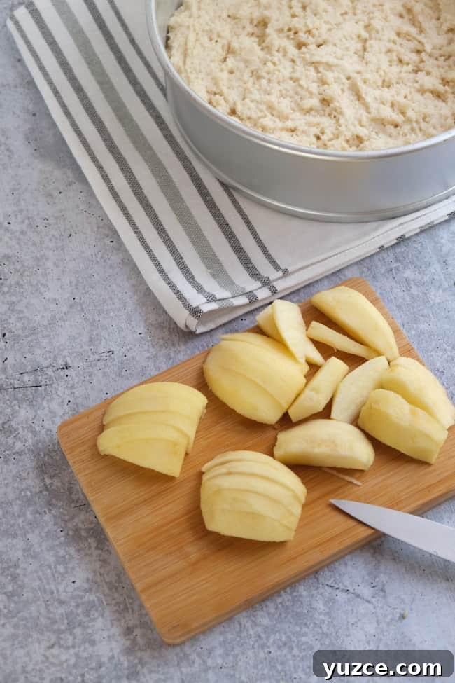 German Apfelkuchen: Classic Apple Custard Cake Recipe 12 slice apples