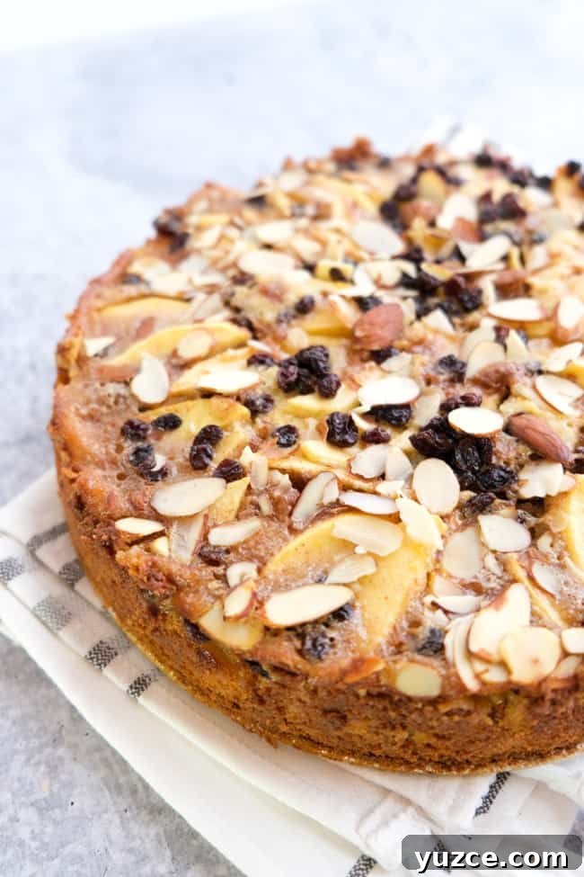 German Apfelkuchen: Classic Apple Custard Cake Recipe 5 German apple custard cake with almonds