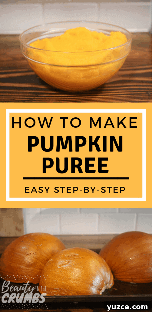 Homemade Pumpkin Puree: Simple Steps for Smooth, Flavorful Results 3 Easy step-by-step directions for how YOU can make pumpkin puree at home! Fresh and delicious, and great in all your pumpkin recipes.