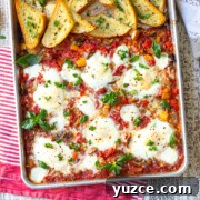 Sheet Pan Italian Baked Eggs by Baking The Goods