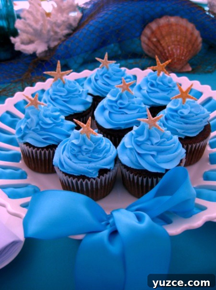 Underwater Adventure Party Ideas for Kids and Adults 8 Create a splash with this Under The Sea Party Birthday Party Ocean Party! Including Fish bowl centerpieces, starfish cupcakes, tablescape, cake and Under the Sea Party Invitations! A great Under the Sea Birthday Party Ideas for kids and teens!