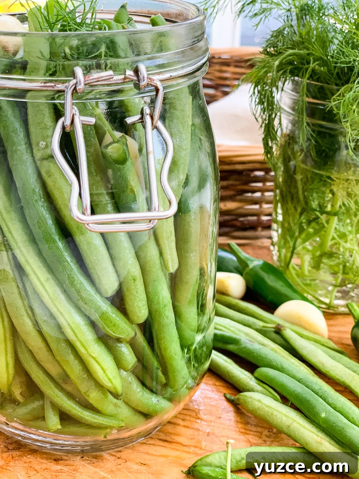 Dilly Pickled Green Beans Recipe: Classic Refrigerator Dilly Beans 5 img 12665 4