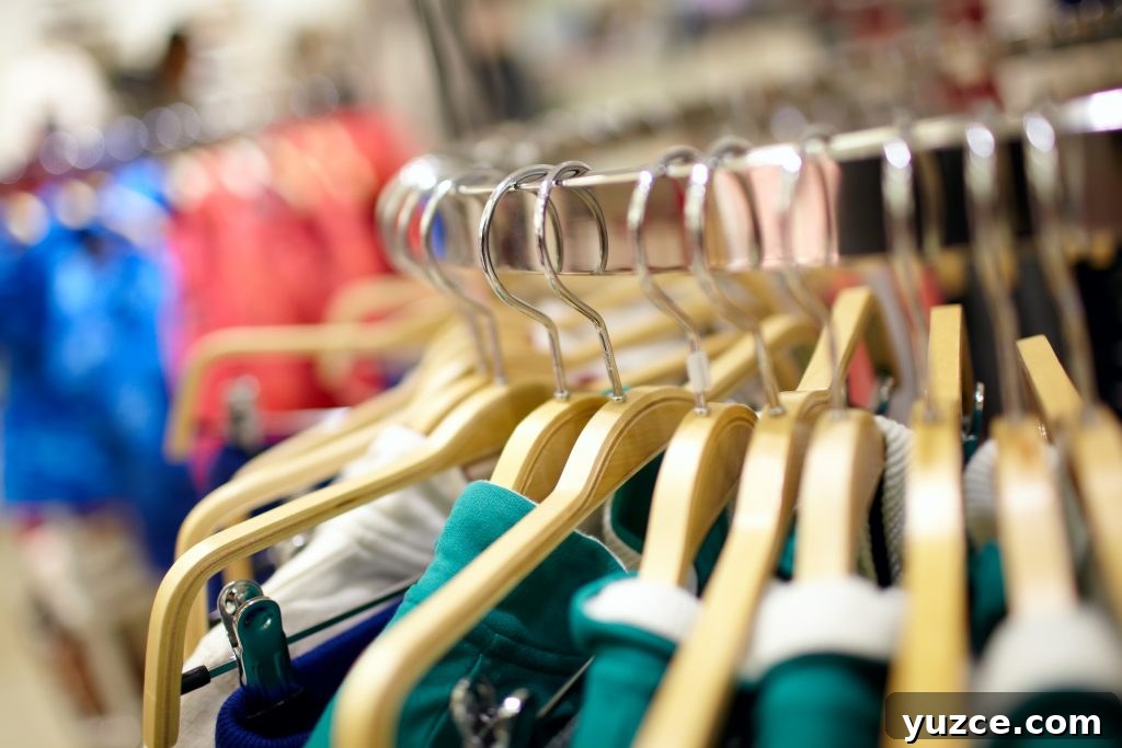 8 Stylish Ways to Refresh Your Winter Look 2 racks of clothing