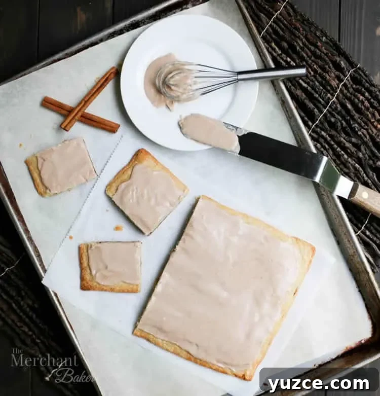 Jumbo Frosted Brown Sugar Cinnamon Toaster Tart Recipe 3 Jumbo Frosted Brown Sugar Cinnamon Toaster Tart. A generously filled tart inspired by a childhood treat. A secret filling ingredient might surprise you.