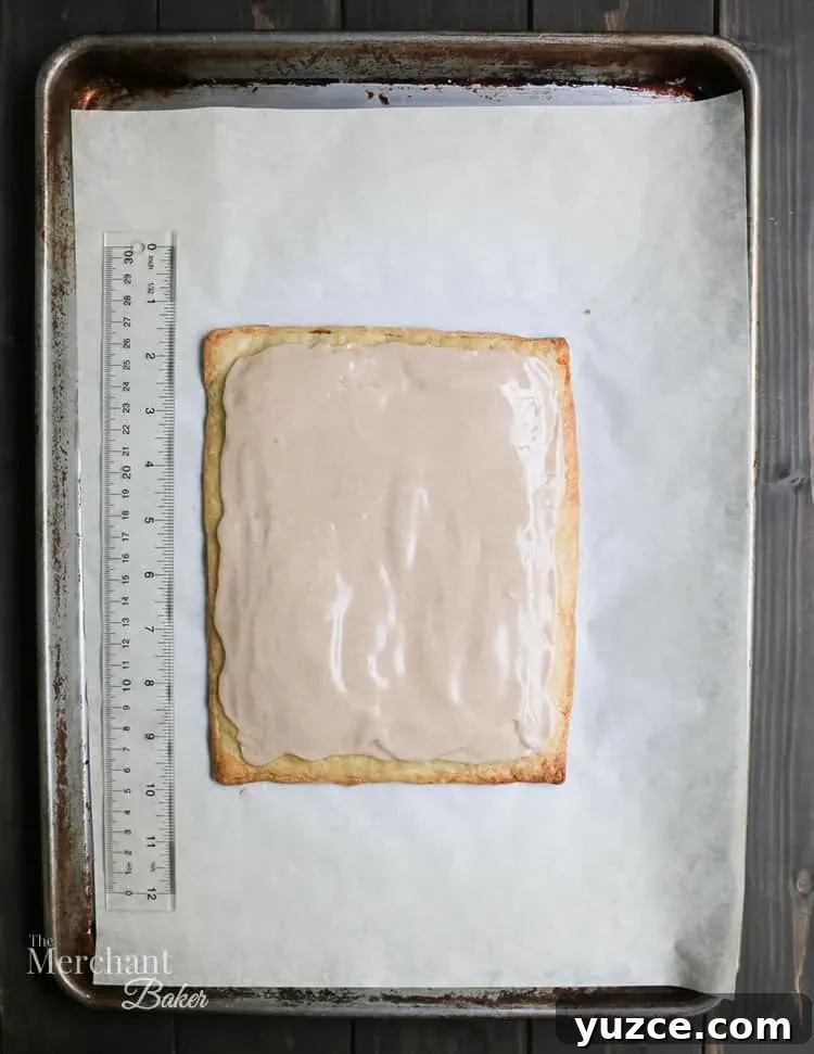 Jumbo Frosted Brown Sugar Cinnamon Toaster Tart Recipe 5 Jumbo Frosted Brown Sugar Cinnamon Toaster Tart. A generously filled tart inspired by a childhood treat. A secret filling ingredient might surprise you.