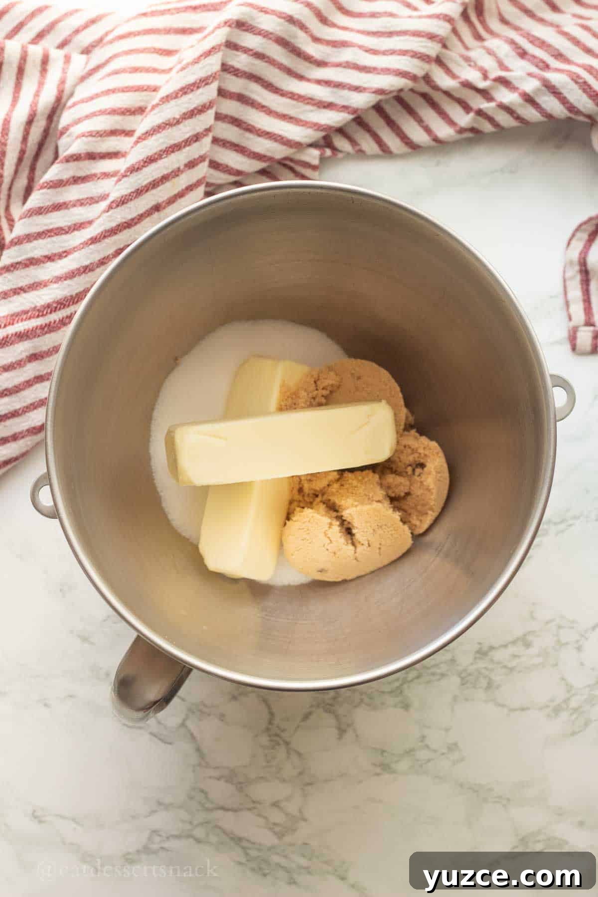 Baklava Cookie Recipe: Crispy Phyllo Pastry with Honey-Nut Filling 4 Butter and sugars in mixing bowl.