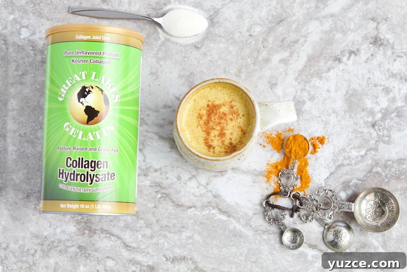 How Lifestyle Changes Restored My Gut Health 4 Golden milk with collagen