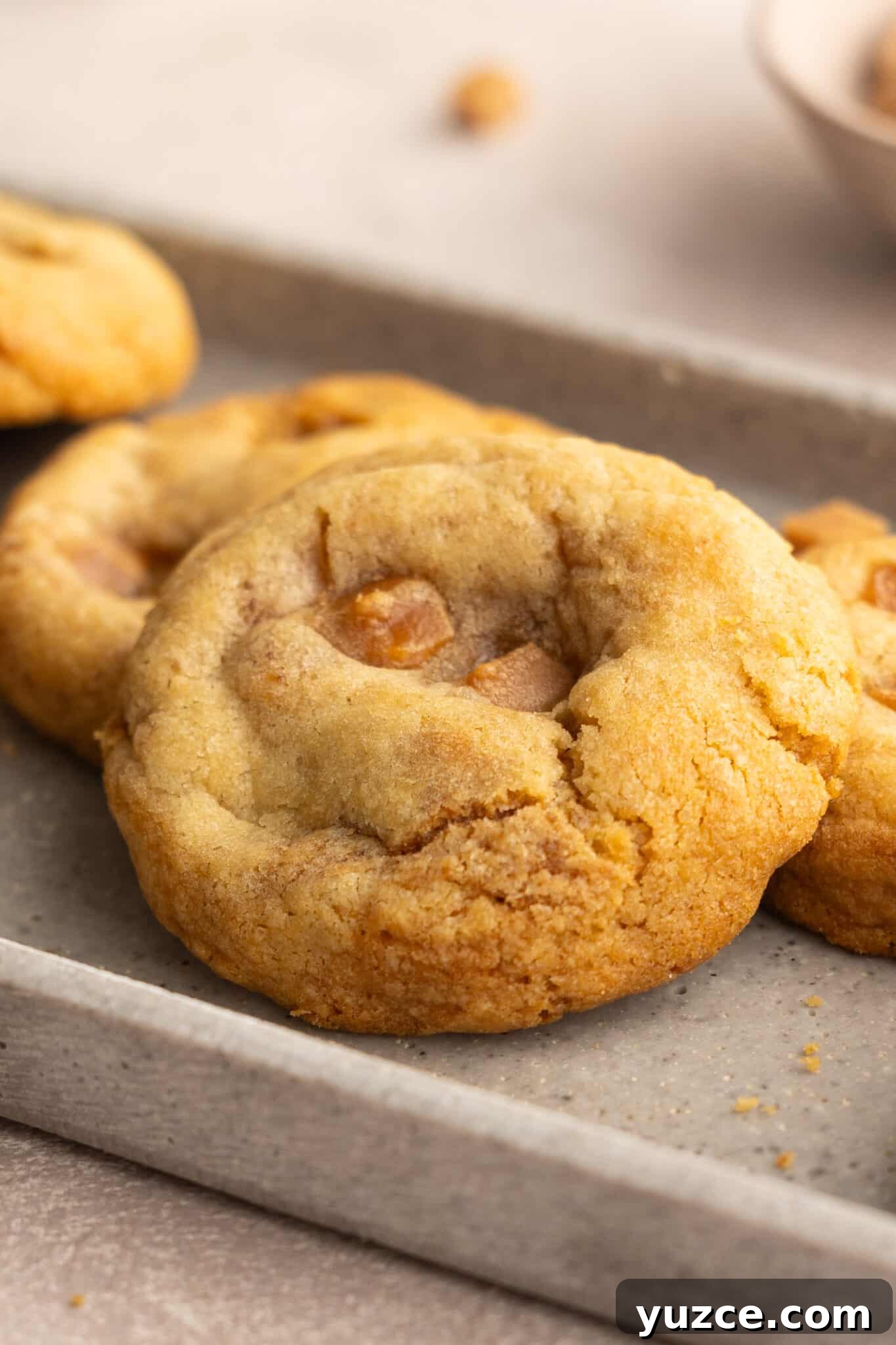 Chewy Caramel Chunk Cookies Recipe for Gooey Treats 2 salted-caramel-cookies