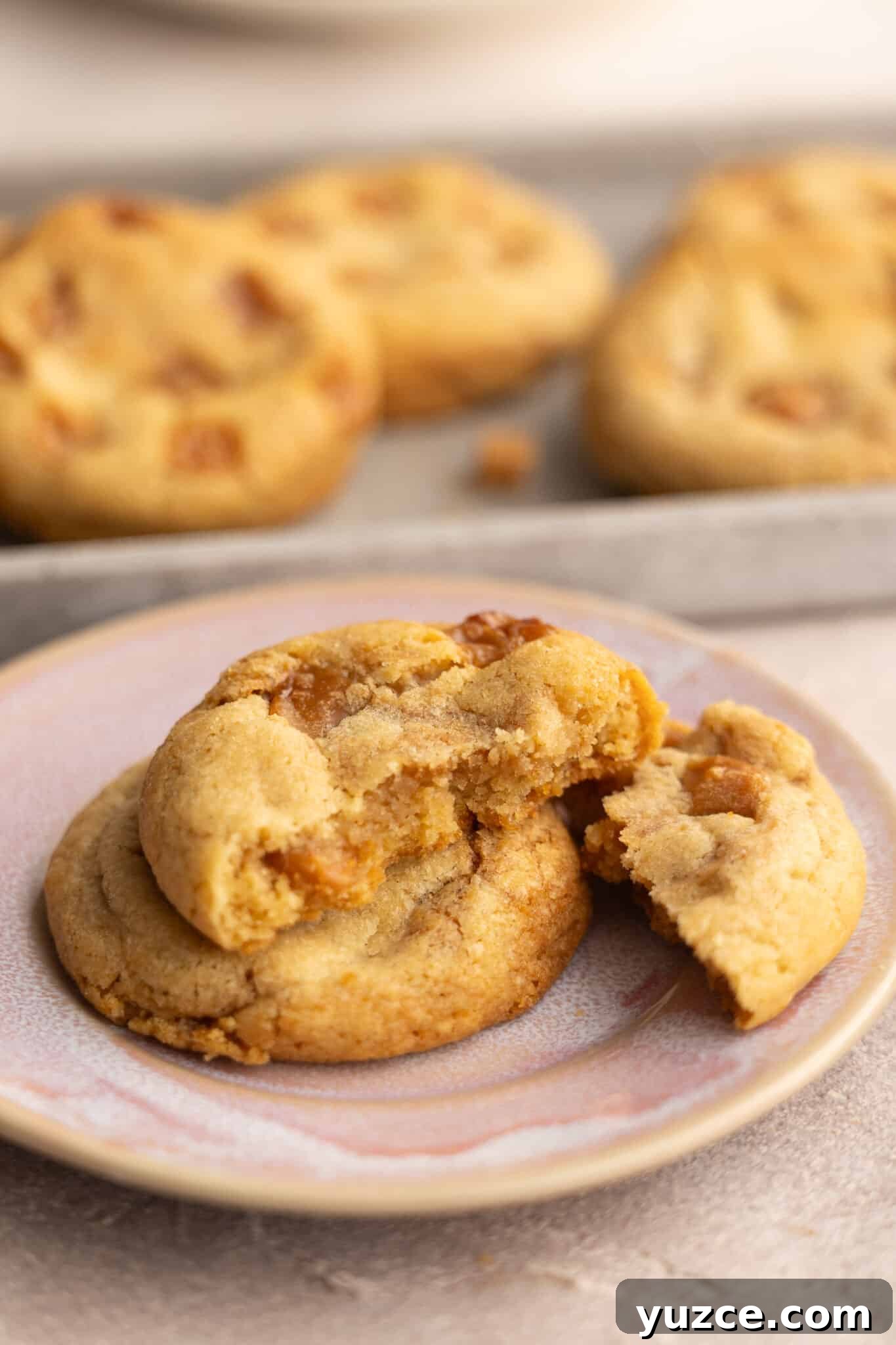Chewy Caramel Chunk Cookies Recipe for Gooey Treats 3 cookies-with-caramel-flavor