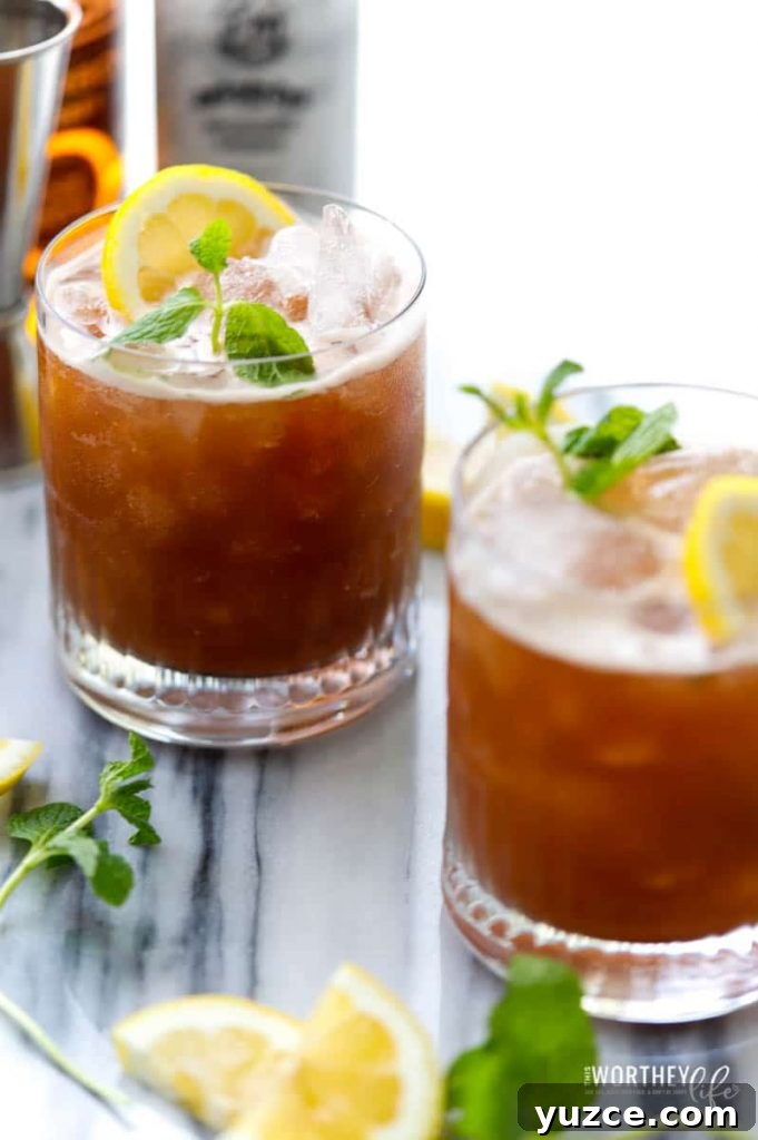 Bourbon Sweet Tea Cocktail Recipe: Refreshing Southern Drink 4 the top ten bourbon cocktails