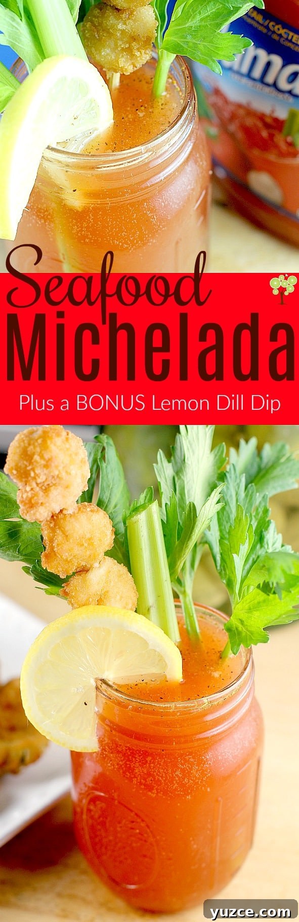 Msg 4 21+ Seafood Michelada PLUS a Bonus Dip! #MyMicheladaMatch #ad