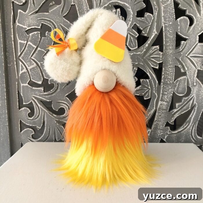 Halloween Gnome That Looks Like Candy Corn — Where to Buy One 2 Candy Corn Halloween Gnome