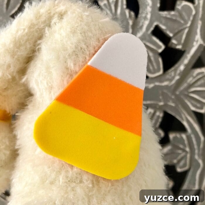 Halloween Gnome That Looks Like Candy Corn — Where to Buy One 5 Candy Corn Gnome detail