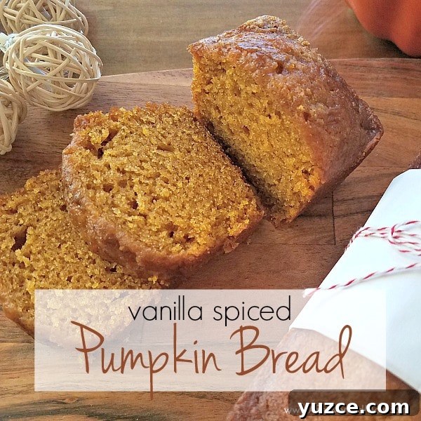 Persimmon Bars with Tangy Lemon Glaze Recipe 4 Vanilla Spiced Pumpkin Bread - Feature | A Reinvented Mom