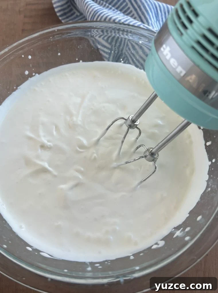 3-Ingredient Oreo Ice Cream Recipe You Can Make Tonight 4 heavy whipping cream in large bowl with electric mixer