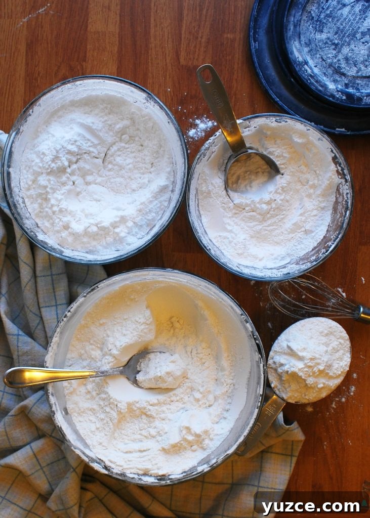 3-Ingredient Gluten-Free Flour Blend for Baking 3 The BEST Homemade Gluten-free Flour Mix (Gluten, dairy, egg, soy, peanut and tree nut free; top 8 free; vegan) Recipe by AllergyAwesomeness.com