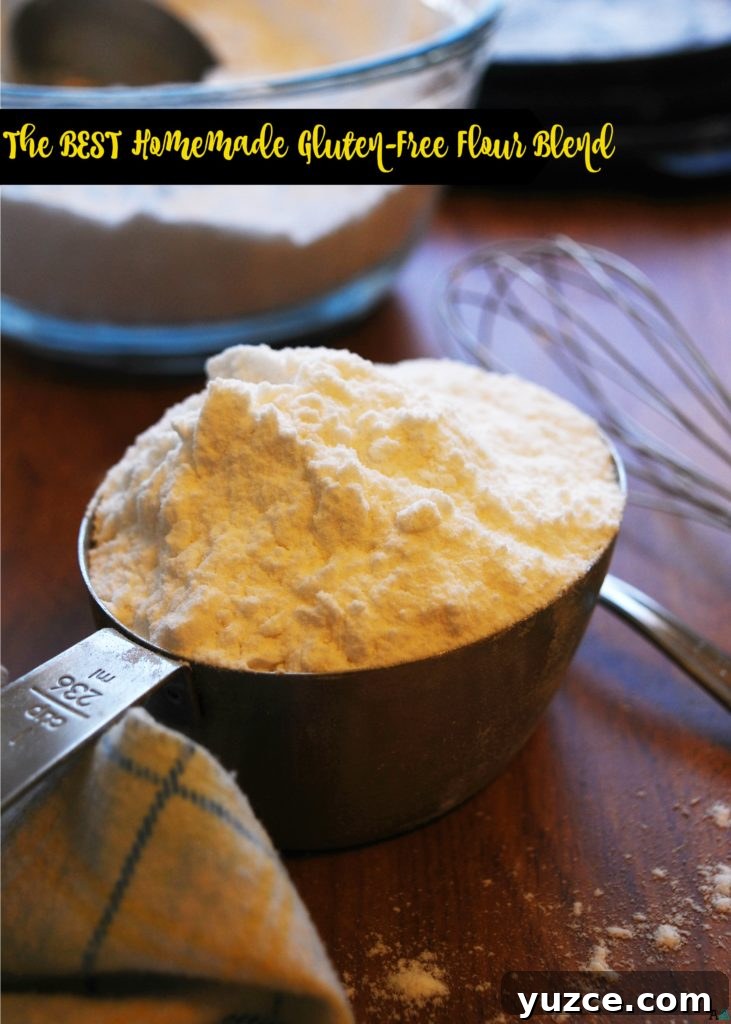 3-Ingredient Gluten-Free Flour Blend for Baking 5 The BEST homemade gluten-free flour blend. Recipe by AllergyAwesomeness.com