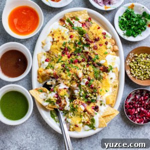 chana aloo papdi chaat