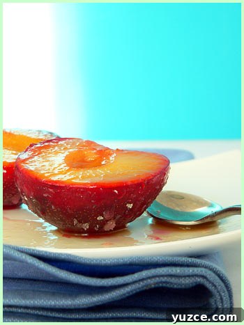 My Love for Plums: Celebrating the Joy of Plums 2 Plum with orange syrup