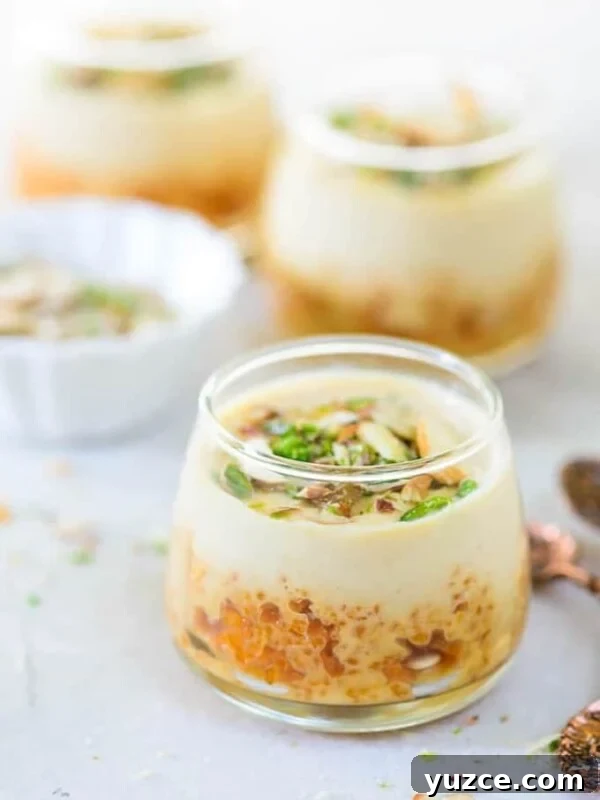 Motichoor Rabdi parfait