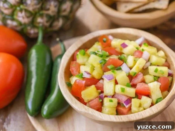 Zesty Black Bean and Corn Salsa Recipe for Fresh Homemade Dip 5 Pineapple salsa