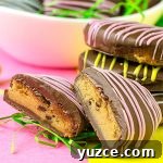 No-Bake Peanut Butter Mummy Treats for Halloween 8 Easter Peanut Butter Chocolate Chip Eggs - Featured Image