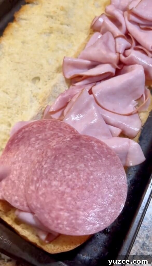 Grinder Salad Sandwich Recipe: Layered Italian Cold Sandwich Tutorial 12 img 1868 12